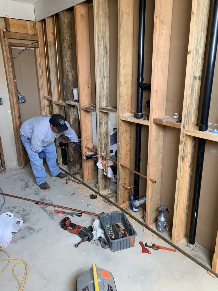 Commercial rough-in plumbing for Gas Line Repair in Rose Valley